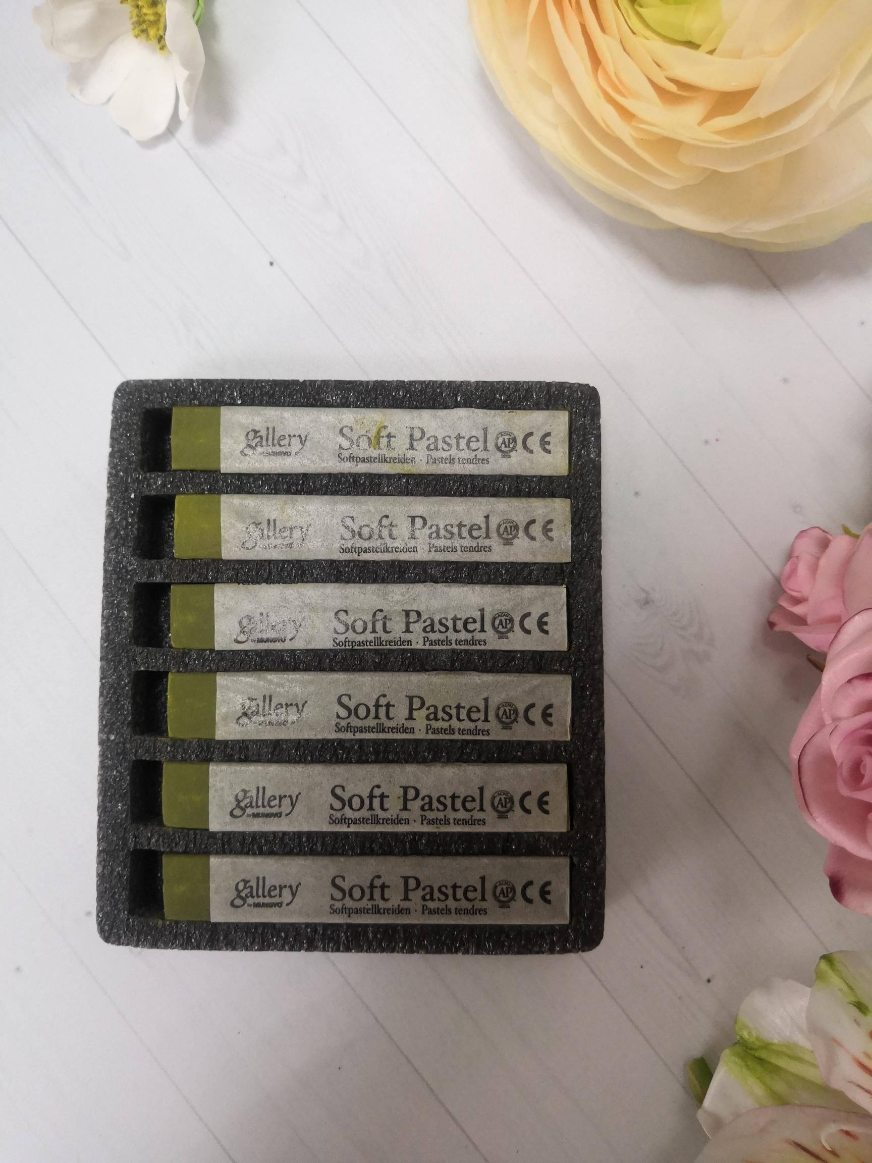 Пастель MUNGYO сухая мягкая  066 Золотой зеленый